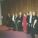 1990 Lincoln Center NYC Konser Sonrası  Talat Halman ve sanatçılar